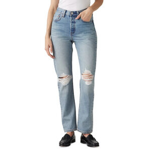 Levi’s 501 Original Fit Straight Leg Jeans Womens W32 L30 Plan To Stay Denim